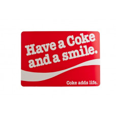 place mat 'Have a Coke and a Smile'