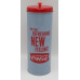 Coca-Cola metal canister 'refreshing new bottle'