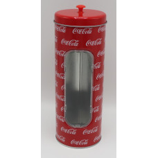 Coca-Cola metal canister 'script logo'