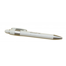 Coca-Cola pen white / silver script