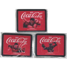 set of 3 Coca-Cola MARVEL patches