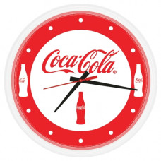 Wall Clock Coca-Cola red white bottles