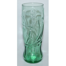 Coca-Cola green butterfly glass McDonalds 2009