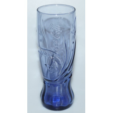 Coca-Cola dark blue butterfly glass McDonalds 2009