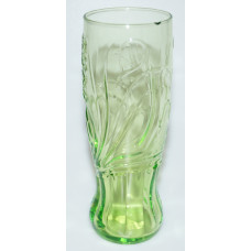 Coca-Cola yellow butterfly glass McDonalds 2009