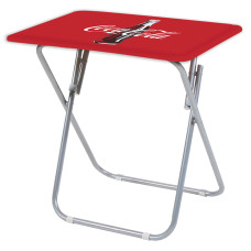 Coca-Cola bottle metal folding table design #1