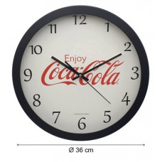 white/black wall clock 36cm