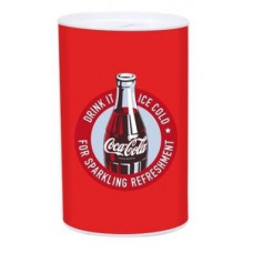 Coca-Cola metal money bank 7cm x 9,5cm 'Drink it Ice cold'