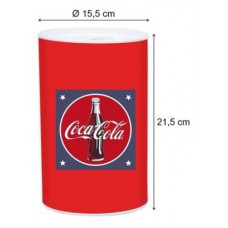 Coca-Cola metal money bank 15,5cm x 21,5cm ****