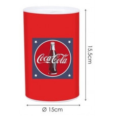 Coca-Cola metal money bank 15cm x 15,5cm ****