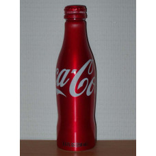 8,5oz aluminium Coca-Cola bottle with screwcap