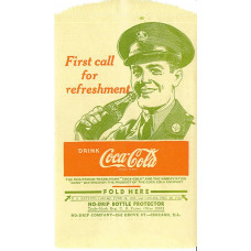 No drip bottle bag First call for refreshment' 1948'