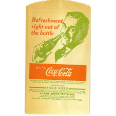 No drip bottle bag Refreshment right out of the bottle' 1948'