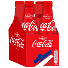 EURO 2016 Coca-Cola French flag' 4 bottles'