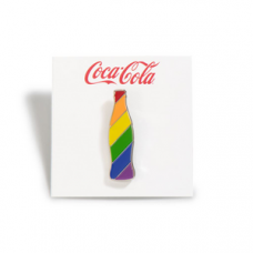Coca-Cola bottle PRIDE pin