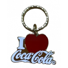 Keychain I ♥ Coca-Cola