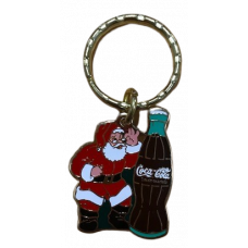 Santa / bottle keychain