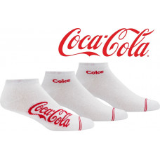 pack of 3 pair Coca-Cola socks 43-46 white